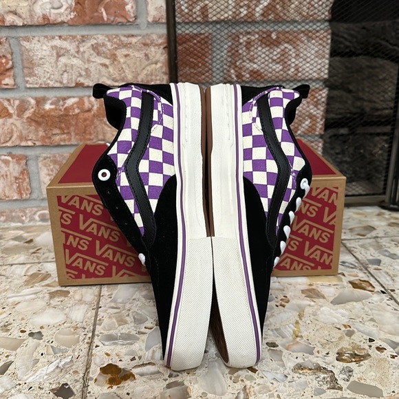 Vans Kyle Walker pro purple checkered True white - Picture 4 of 9